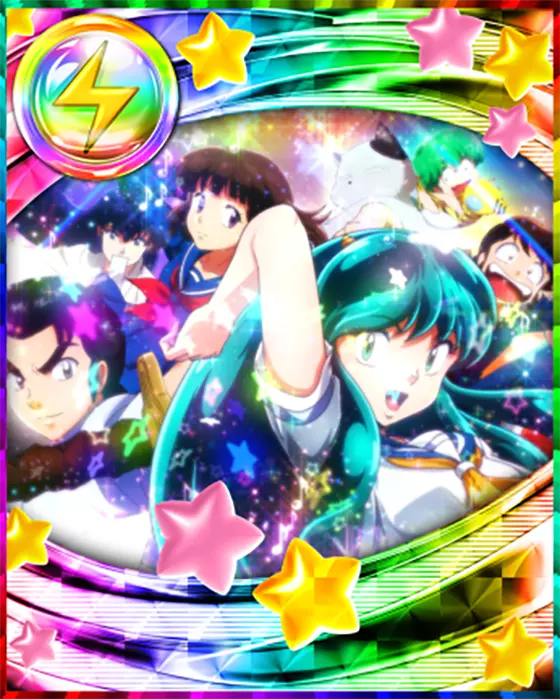 Lうる星やつらのAT終了画面「女性キャラ集合」
