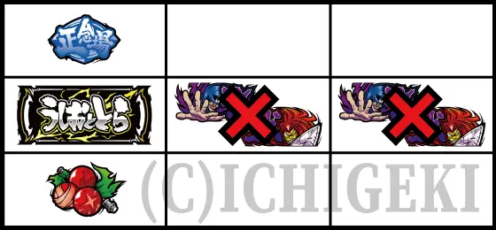 Ｌうしおととら白面決戦の弱チェリー