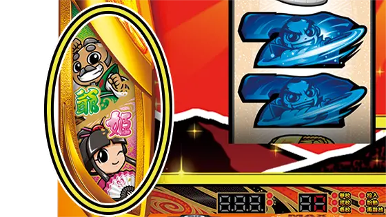 吉宗ＲＩＳＩＮＧの筐体左側のランプ解説