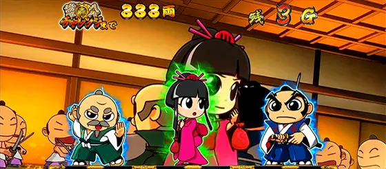 吉宗ＲＩＳＩＮＧのミニキャラ出現時