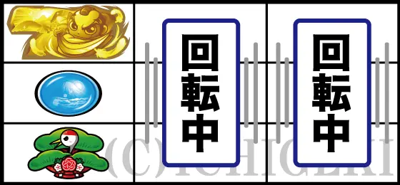 吉宗ＲＩＳＩＮＧのリプレイ1確目の停止型