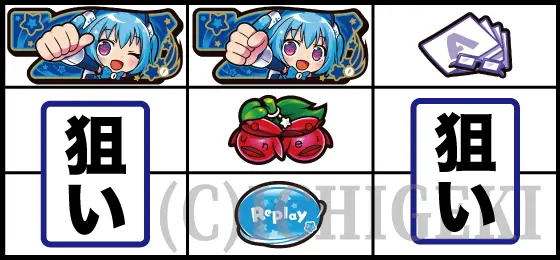 LBパチスロ1000ちゃんAの中押し上段1000ちゃん停止（左1000ちゃん/右ブランク狙い）