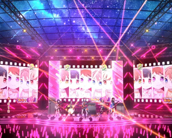 パチンコＰバンドリ！ Light ver.のキラキラドキドキステージ