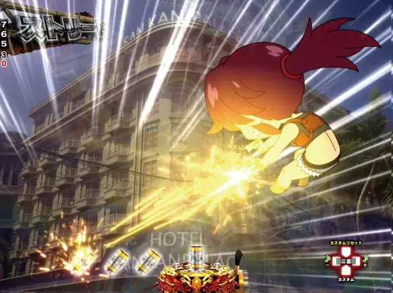 パチンコPブラックラグーン4 EXTRA BULLET 129ver.のキャラアクション保留変化画像