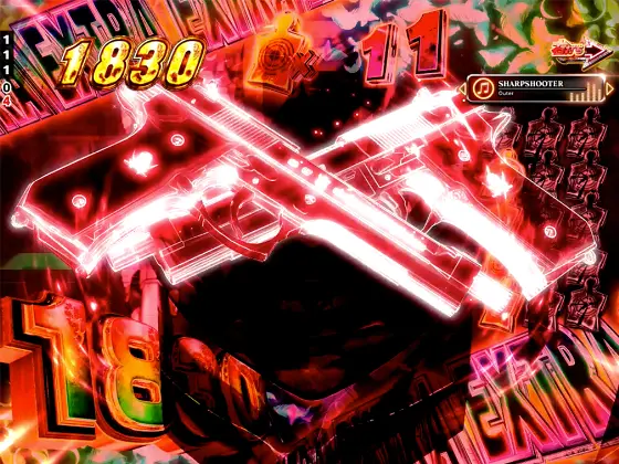 パチンコPブラックラグーン4 EXTRA BULLET 129ver.のカトラス演出画像