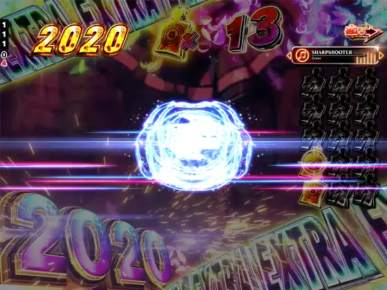 パチンコPブラックラグーン4 EXTRA BULLET 129ver.のボタン完成煽り画像