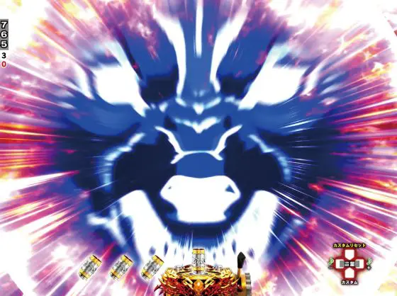 パチンコPブラックラグーン4 EXTRA BULLET 129ver.の狂犬予告画像