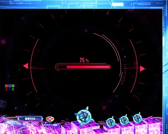 パチンコP痛いのは嫌なので防御力に極振りしたいと思います。のNOW LOADING前兆予告（赤）
