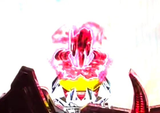 PデビルマンTHE FINALの保留変化予告赤保留の画像