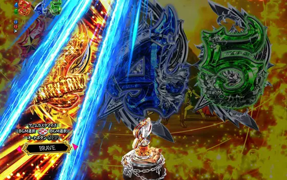 パチンコP FAIRY TAIL 89Ver.のエルザ画面切り裂き