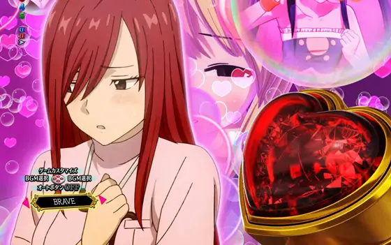 パチンコP FAIRY TAIL 89Ver.のコスプレガールズパトモード