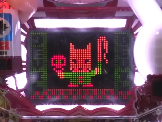 パチンコ～回るヘソワイド～Pファンキードクター11000VERの悪魔出現
