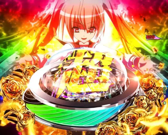 パチンコP緋弾のアリア～緋緋神降臨～88Ver.のブラックアウト演出