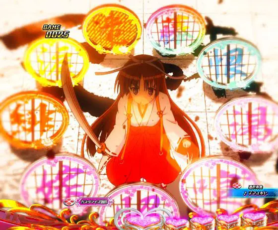 パチンコP緋弾のアリア～緋緋神降臨～88Ver.の三角関係予告画像