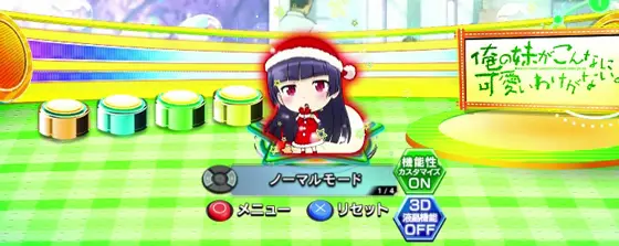 パチンコP俺の妹がこんなに可愛いわけがない。のコスプレ保留変化予告