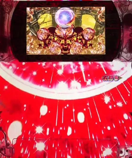 パチンコPクイーンズブレイド4 ナナエルver.のQBタイトルロゴランプ予告画像