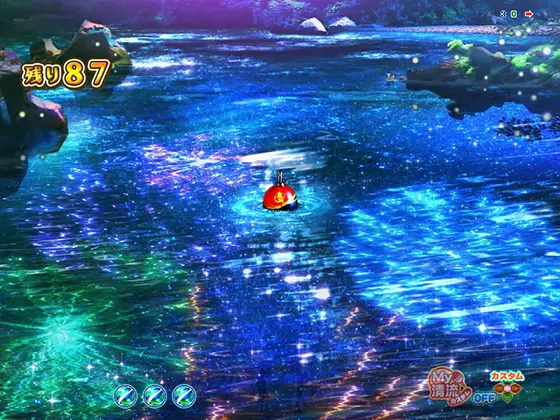 パチンコP清流物語4 ヌシを求めて4000匹の天候変化予告