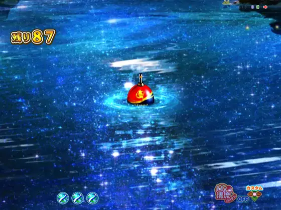 パチンコP清流物語4 ヌシを求めて4000匹のカメラズーム予告