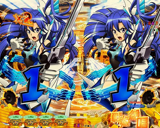 パチンコPフィーバー戦姫絶唱シンフォギア4 199ver.のノーマルリーチ