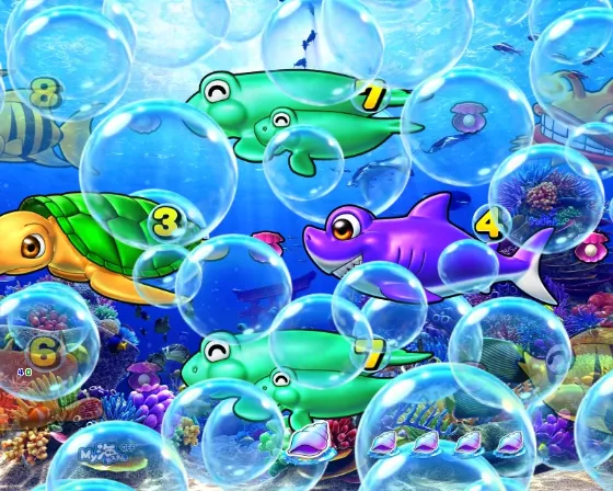 P海物語 極JAPANの泡予告の画像