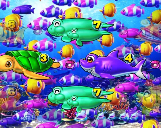 P海物語 極JAPANの魚群予告の画像