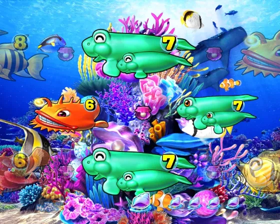 P海物語 極JAPANの珊瑚礁リーチの画像