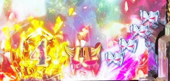 うたわれるもの199（パチンコ）の仮面保留（金）