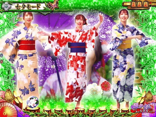 パチンコPAコマコマ俱楽部with坂本冬美 89STver.の七夕モードの画像