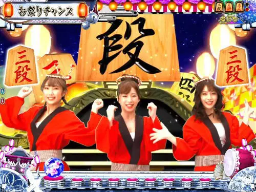 パチンコPAコマコマ俱楽部with坂本冬美 89STver.のお祭りチャンスの画像