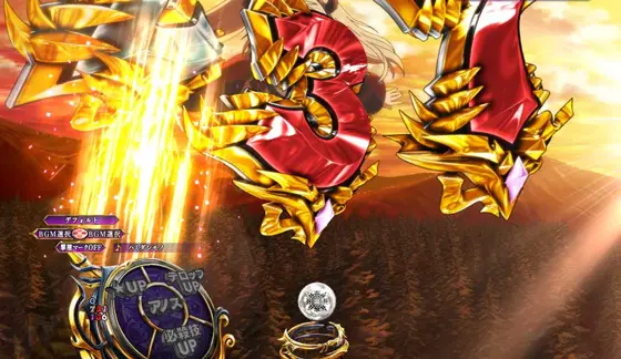 パチンコPA魔王学院の不適合者 魔王再臨 99Verの図柄アクション