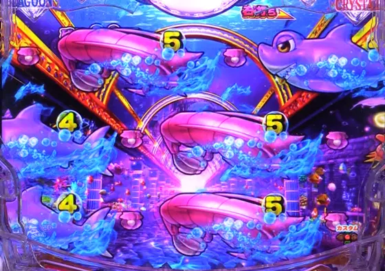 大海物語5 ブラック 99の図柄アクション