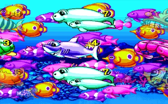 PA海物語3R3の魚群予告初代モードの画像