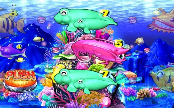 PA海物語3R3のSP中ボタン予告アクティブモードの画像