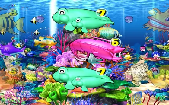 PA海物語3R3の珊瑚礁リーチ海モードの画像