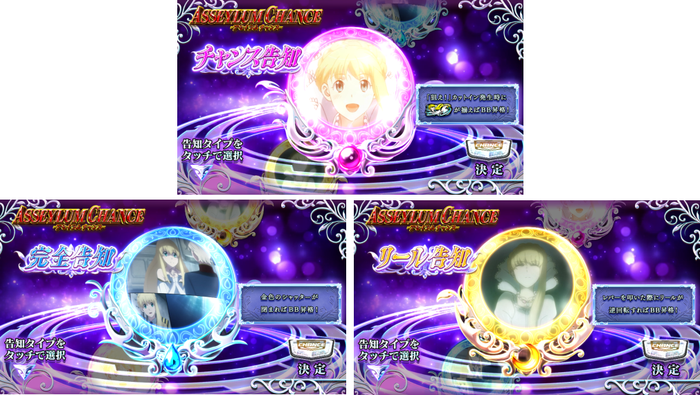 SLOTアルドノア・ゼロの告知パターン全種類