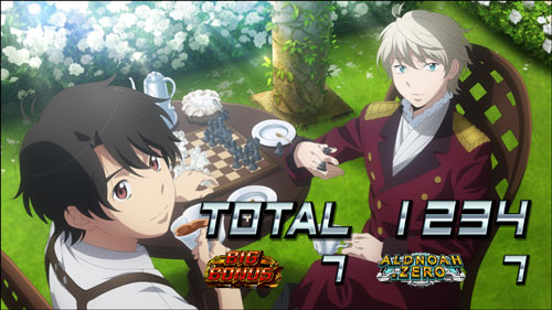 SLOTアルドノア・ゼロのAT終了画面