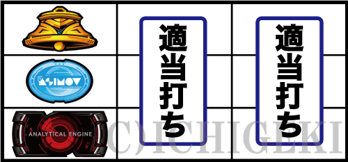 SLOTアルドノア・ゼロの下段BAR停止時の打ち方