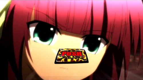 パチスロAngel Beats!のプッシュボタン