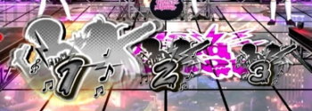 パチスロAngel Beats!の押し順ナビ(黒)