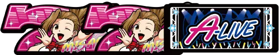 アオハル♪操 Ａ－ＬＩＶＥの赤7･赤7･BARの配当