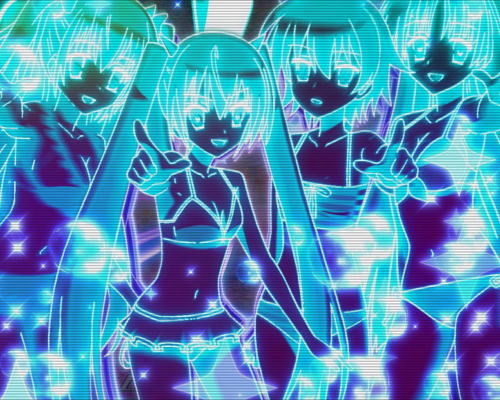 パチスロ緋弾のアリア2のドキドキスプラッシュ中エフェクト