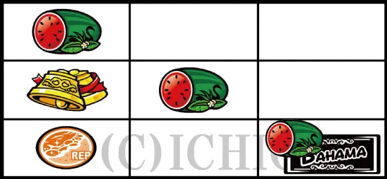 Sバハマ30のスイカ