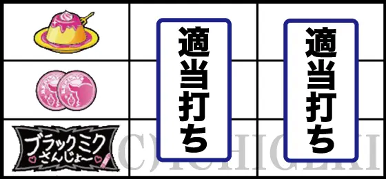 パチスロ ブラックミクちゃんの適当打ち1