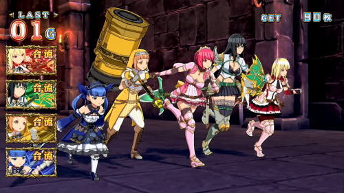シンデレラブレイド4の滅龍戦線絆画面