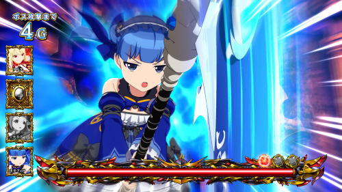 シンデレラブレイド4の滅龍戦線死闘画面