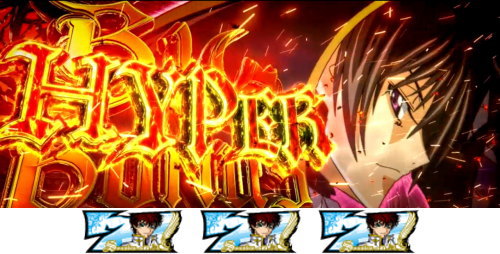 パチスロコードギアス反逆のルルーシュ3の「HYPER BIG BONUS(HBB)」