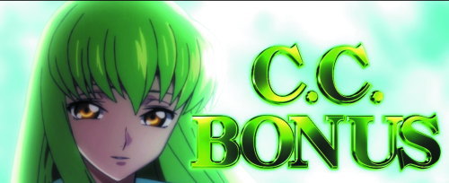 パチスロコードギアス反逆のルルーシュ3のC.C.ボーナス入賞画面