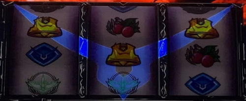 パチスロコードギアス反逆のルルーシュ3のリールギアスエフェクト(青)