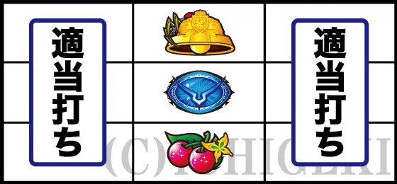パチスロコードギアス 反逆のルルーシュ3 C.C.&Kallen ver.の通常時の打ち方手順(左リールにBAR狙い)