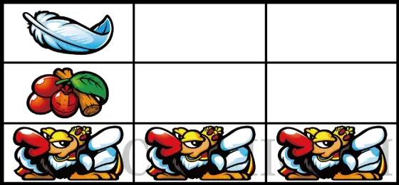 クランキークレストのコンドル揃い停止